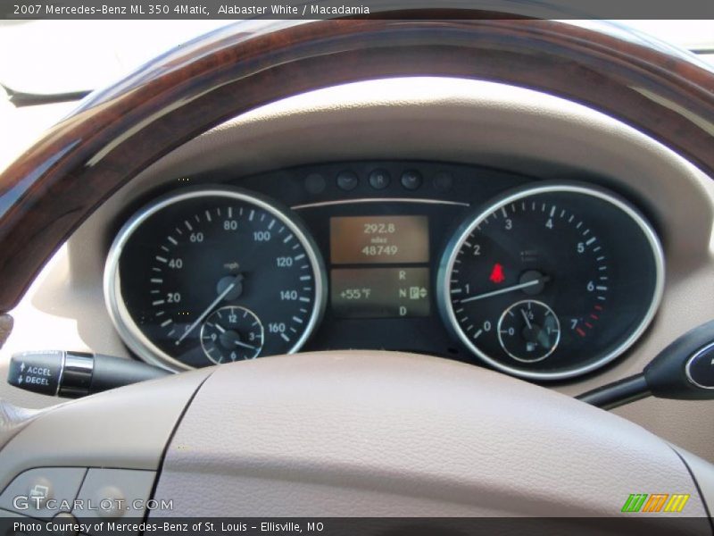 Alabaster White / Macadamia 2007 Mercedes-Benz ML 350 4Matic