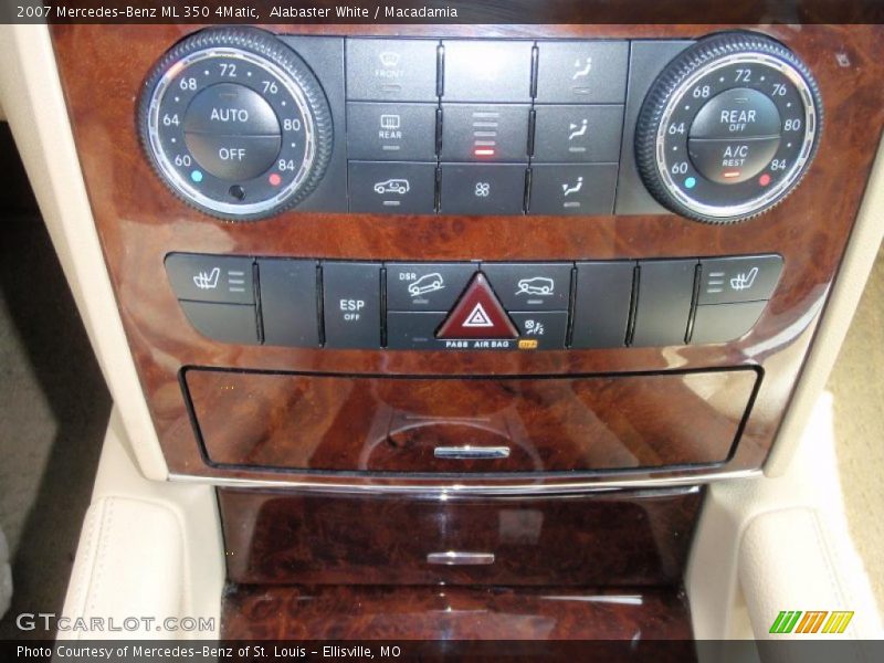 Alabaster White / Macadamia 2007 Mercedes-Benz ML 350 4Matic