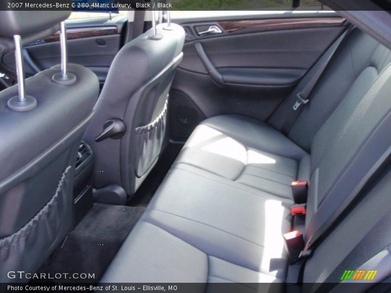 Black / Black 2007 Mercedes-Benz C 280 4Matic Luxury