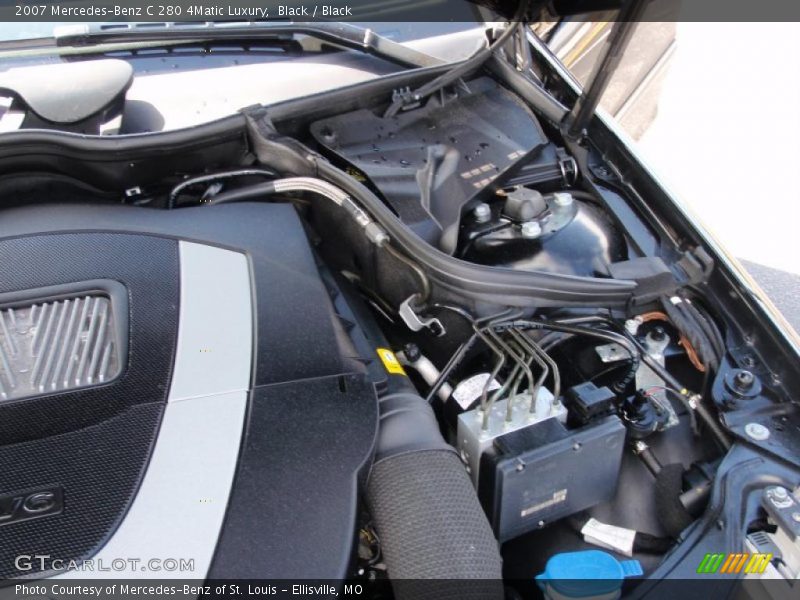 Black / Black 2007 Mercedes-Benz C 280 4Matic Luxury