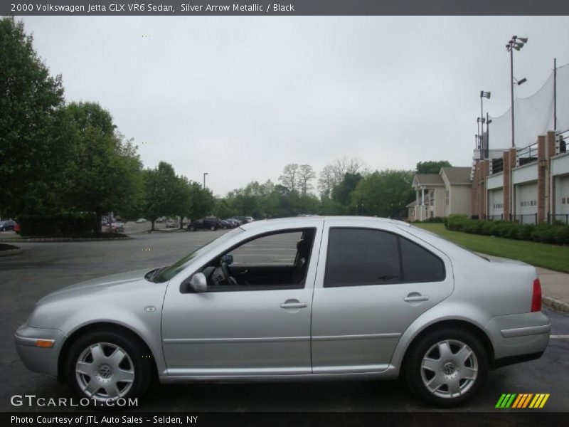 Silver Arrow Metallic / Black 2000 Volkswagen Jetta GLX VR6 Sedan