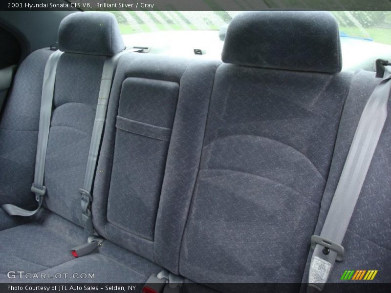 Brilliant Silver / Gray 2001 Hyundai Sonata GLS V6