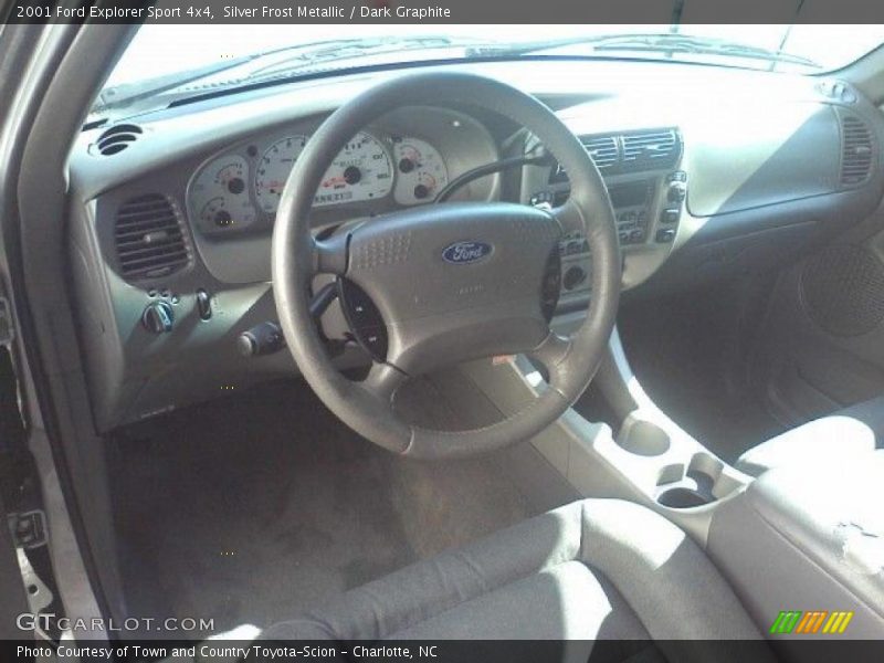 Silver Frost Metallic / Dark Graphite 2001 Ford Explorer Sport 4x4