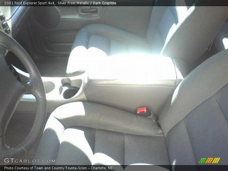 Silver Frost Metallic / Dark Graphite 2001 Ford Explorer Sport 4x4