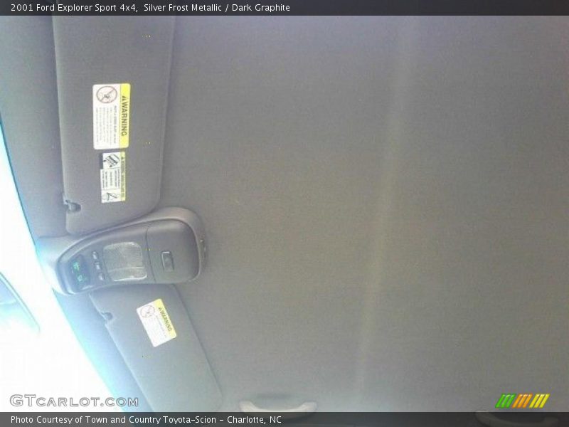 Silver Frost Metallic / Dark Graphite 2001 Ford Explorer Sport 4x4