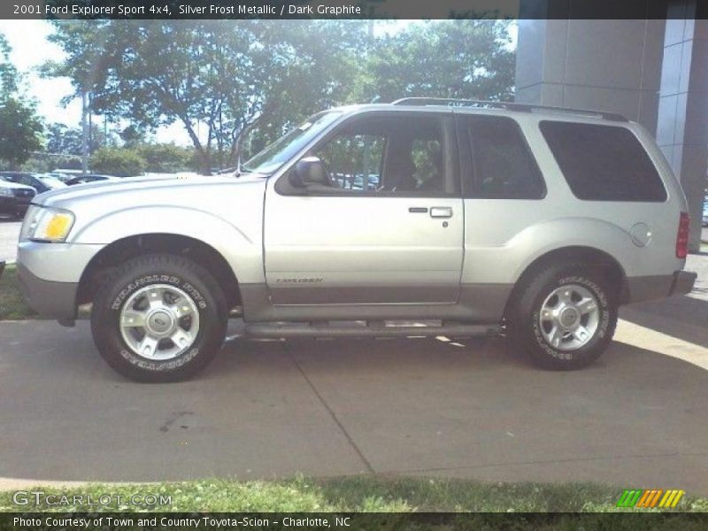 Silver Frost Metallic / Dark Graphite 2001 Ford Explorer Sport 4x4