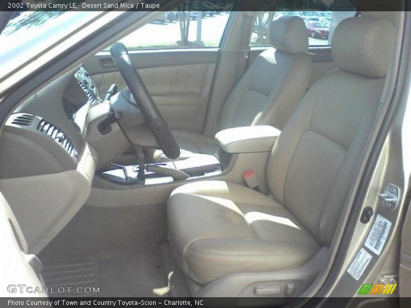 Desert Sand Mica / Taupe 2002 Toyota Camry LE