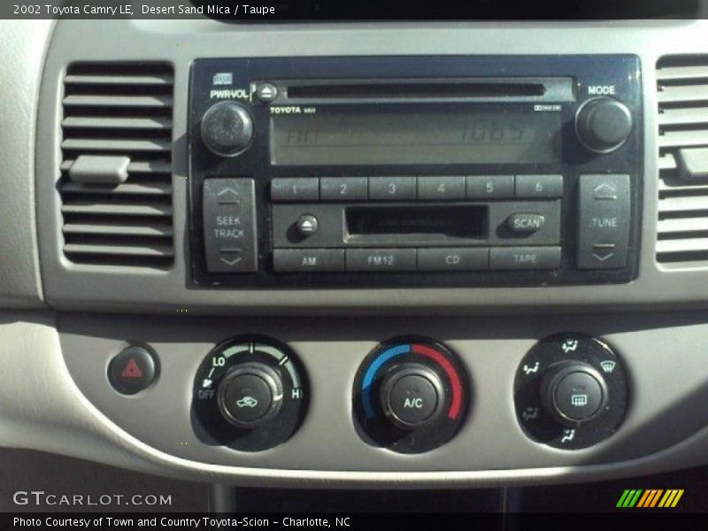 Desert Sand Mica / Taupe 2002 Toyota Camry LE