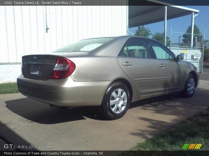 Desert Sand Mica / Taupe 2002 Toyota Camry LE
