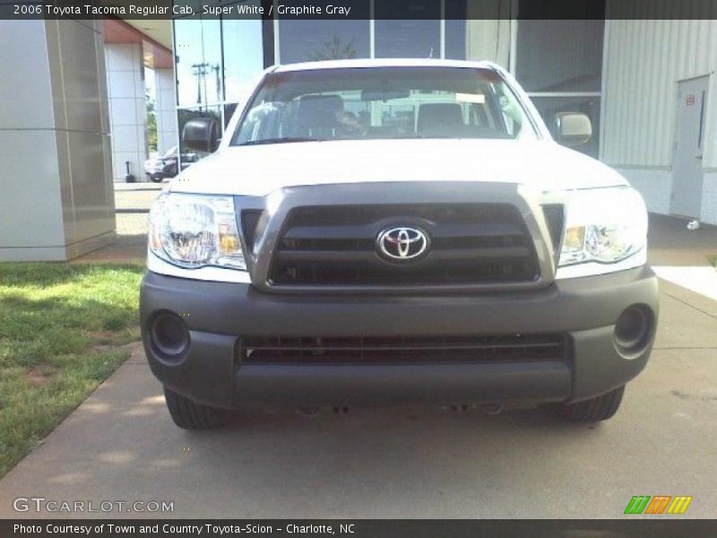 Super White / Graphite Gray 2006 Toyota Tacoma Regular Cab