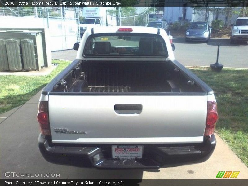 Super White / Graphite Gray 2006 Toyota Tacoma Regular Cab
