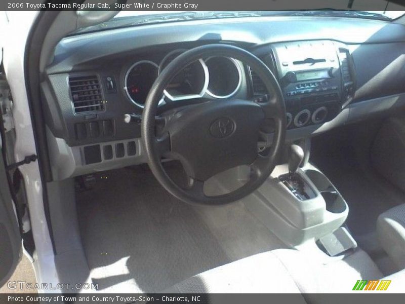 Super White / Graphite Gray 2006 Toyota Tacoma Regular Cab
