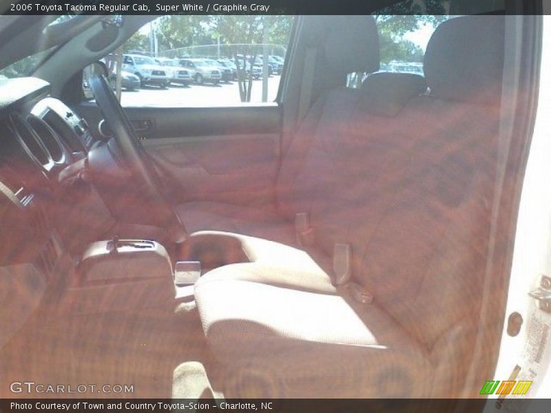 Super White / Graphite Gray 2006 Toyota Tacoma Regular Cab