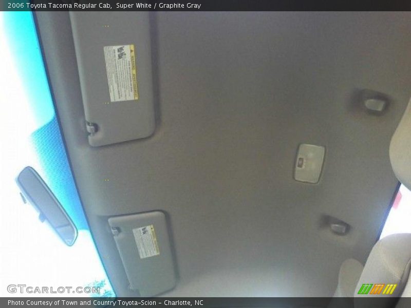 Super White / Graphite Gray 2006 Toyota Tacoma Regular Cab