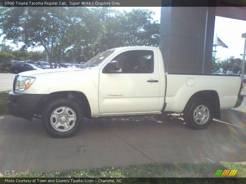 Super White / Graphite Gray 2006 Toyota Tacoma Regular Cab