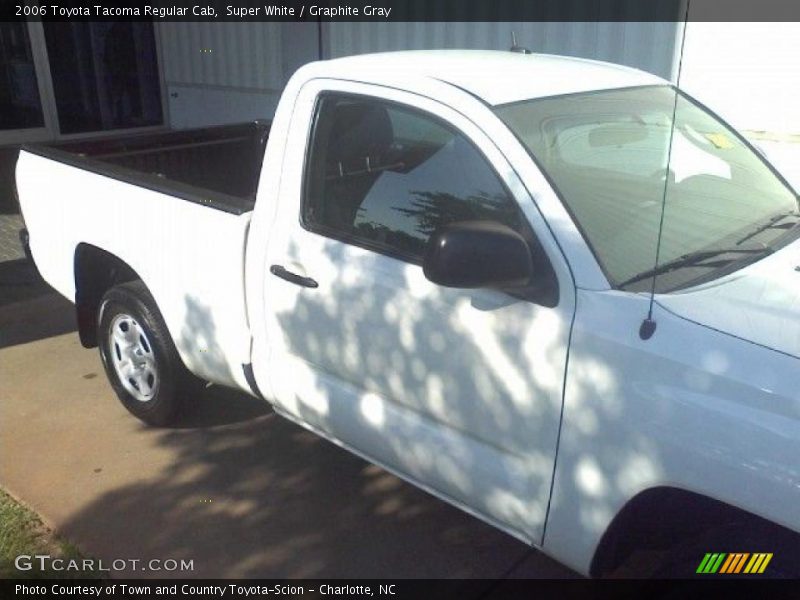 Super White / Graphite Gray 2006 Toyota Tacoma Regular Cab