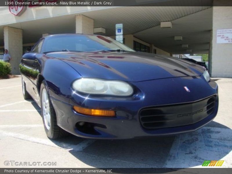 Navy Blue Metallic / Dark Grey 1998 Chevrolet Camaro Coupe