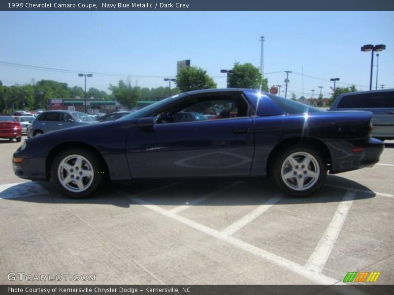 Navy Blue Metallic / Dark Grey 1998 Chevrolet Camaro Coupe