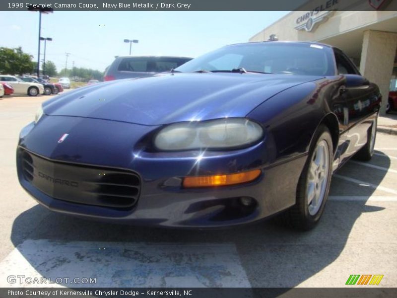 Navy Blue Metallic / Dark Grey 1998 Chevrolet Camaro Coupe