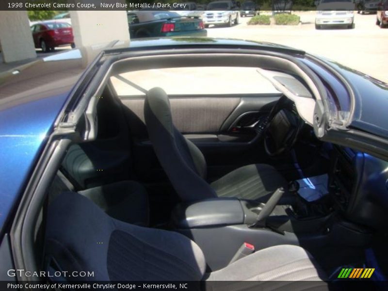 Navy Blue Metallic / Dark Grey 1998 Chevrolet Camaro Coupe