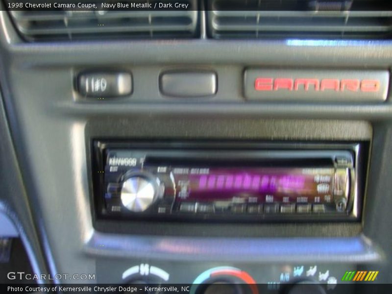 Navy Blue Metallic / Dark Grey 1998 Chevrolet Camaro Coupe