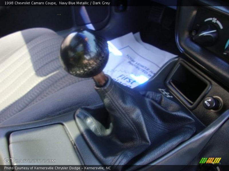 Navy Blue Metallic / Dark Grey 1998 Chevrolet Camaro Coupe