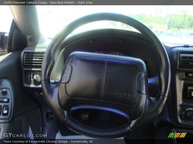 Navy Blue Metallic / Dark Grey 1998 Chevrolet Camaro Coupe