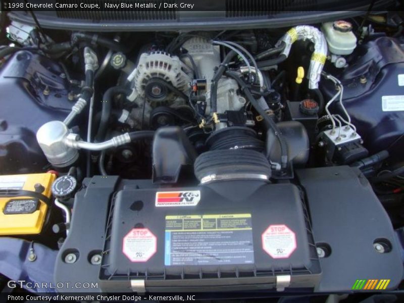 Navy Blue Metallic / Dark Grey 1998 Chevrolet Camaro Coupe