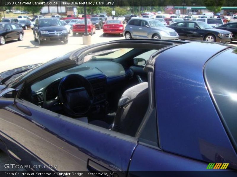 Navy Blue Metallic / Dark Grey 1998 Chevrolet Camaro Coupe