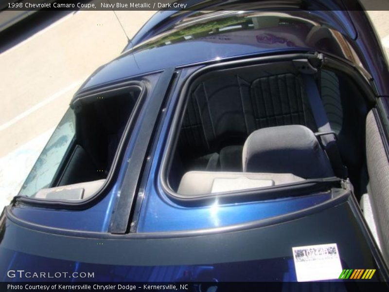 Navy Blue Metallic / Dark Grey 1998 Chevrolet Camaro Coupe