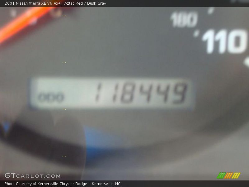 Aztec Red / Dusk Gray 2001 Nissan Xterra XE V6 4x4