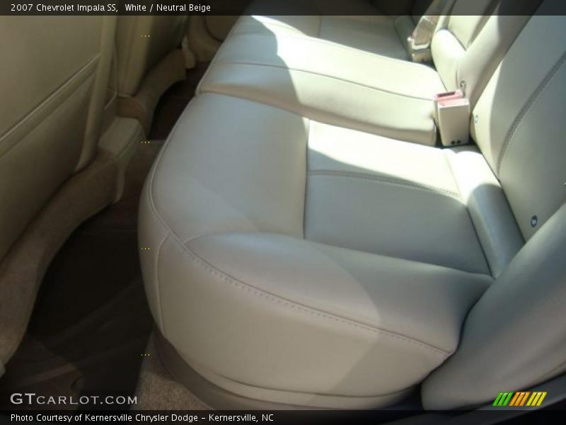 White / Neutral Beige 2007 Chevrolet Impala SS