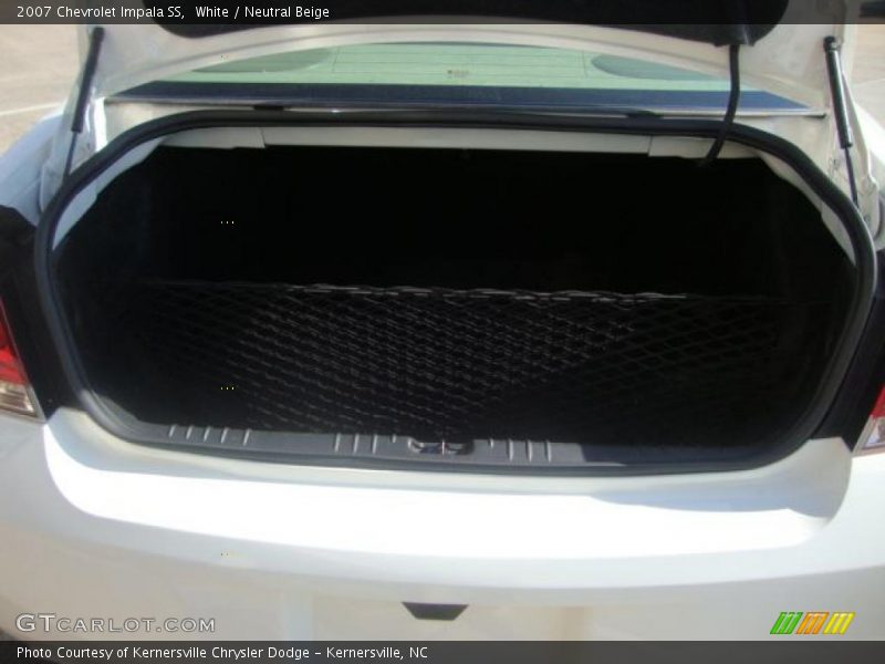 White / Neutral Beige 2007 Chevrolet Impala SS