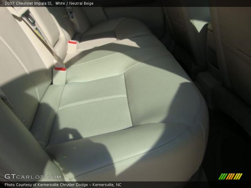 White / Neutral Beige 2007 Chevrolet Impala SS