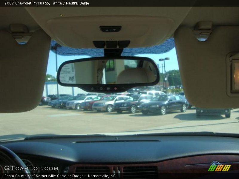 White / Neutral Beige 2007 Chevrolet Impala SS
