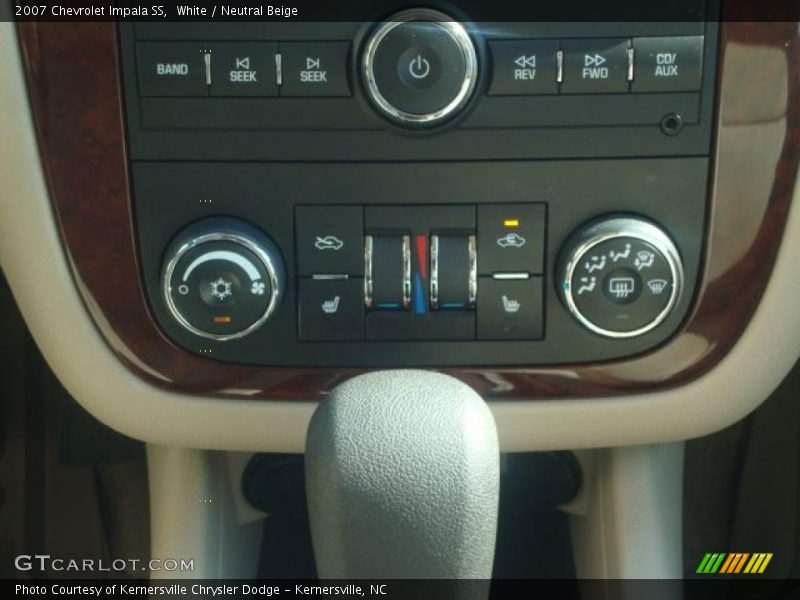 White / Neutral Beige 2007 Chevrolet Impala SS