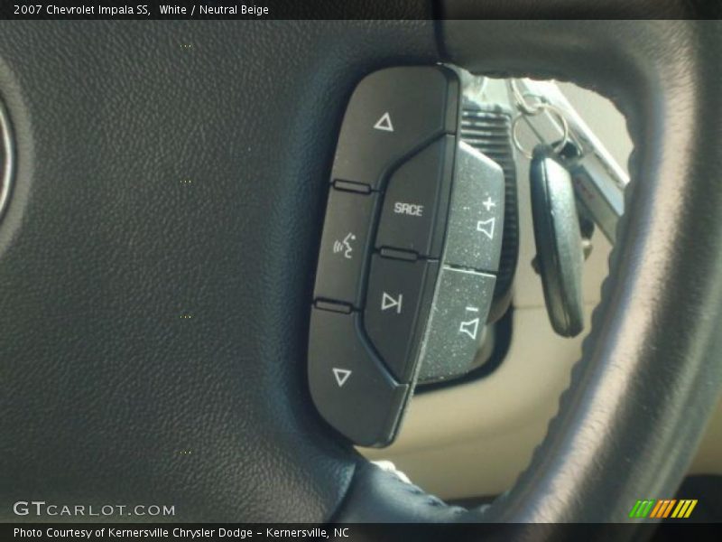 White / Neutral Beige 2007 Chevrolet Impala SS