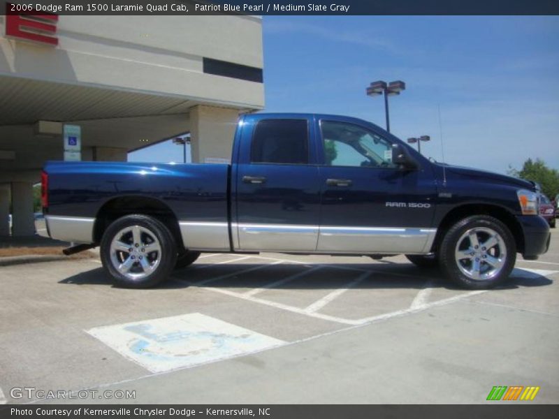 Patriot Blue Pearl / Medium Slate Gray 2006 Dodge Ram 1500 Laramie Quad Cab