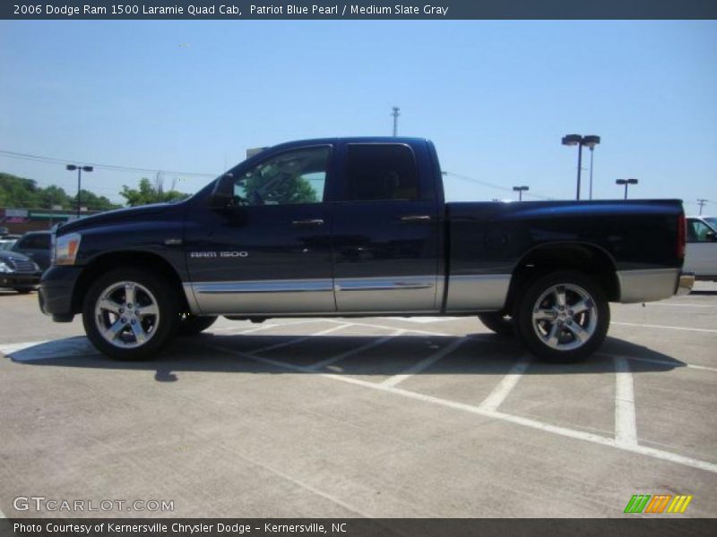 Patriot Blue Pearl / Medium Slate Gray 2006 Dodge Ram 1500 Laramie Quad Cab