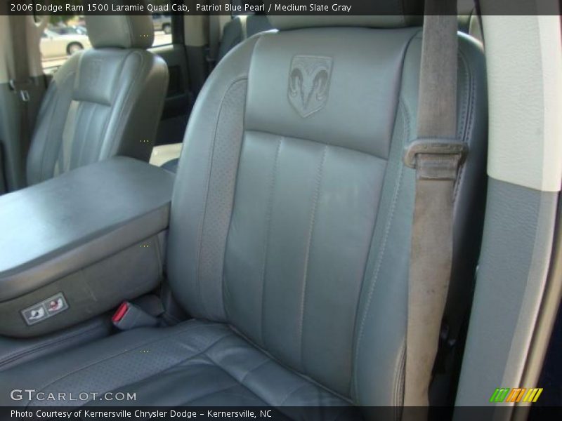 Patriot Blue Pearl / Medium Slate Gray 2006 Dodge Ram 1500 Laramie Quad Cab