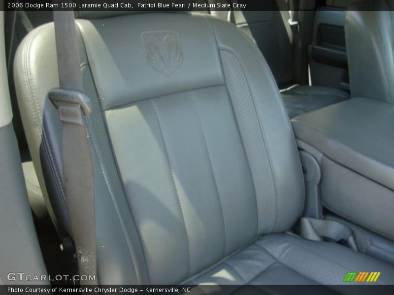 Patriot Blue Pearl / Medium Slate Gray 2006 Dodge Ram 1500 Laramie Quad Cab
