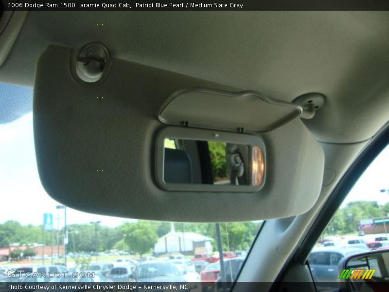 Patriot Blue Pearl / Medium Slate Gray 2006 Dodge Ram 1500 Laramie Quad Cab
