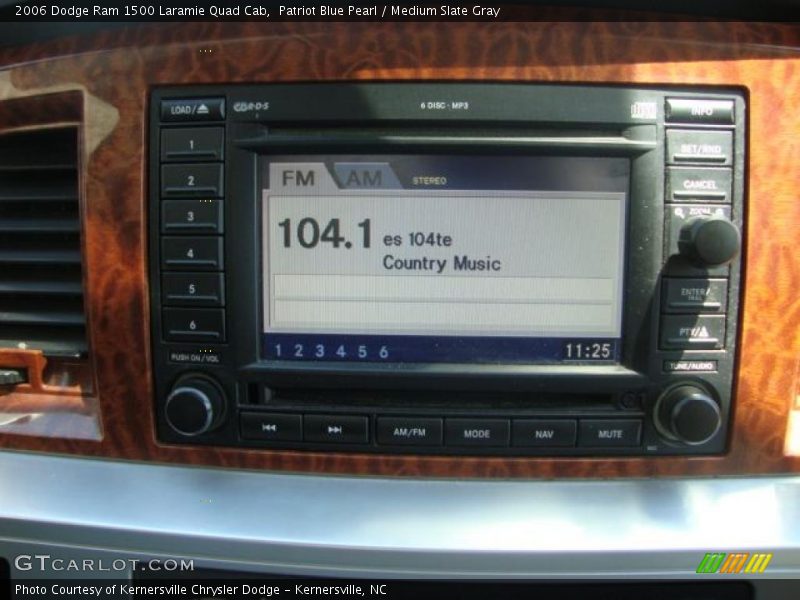 Patriot Blue Pearl / Medium Slate Gray 2006 Dodge Ram 1500 Laramie Quad Cab