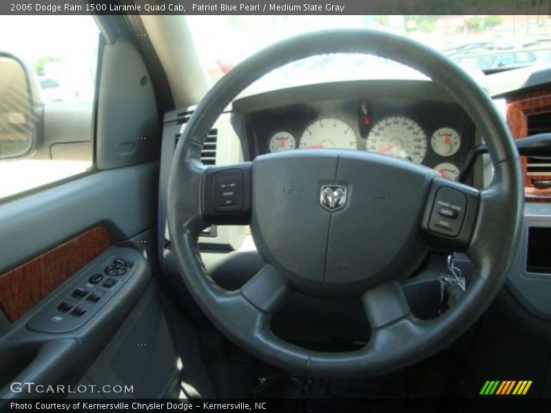 Patriot Blue Pearl / Medium Slate Gray 2006 Dodge Ram 1500 Laramie Quad Cab