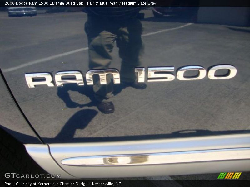 Patriot Blue Pearl / Medium Slate Gray 2006 Dodge Ram 1500 Laramie Quad Cab