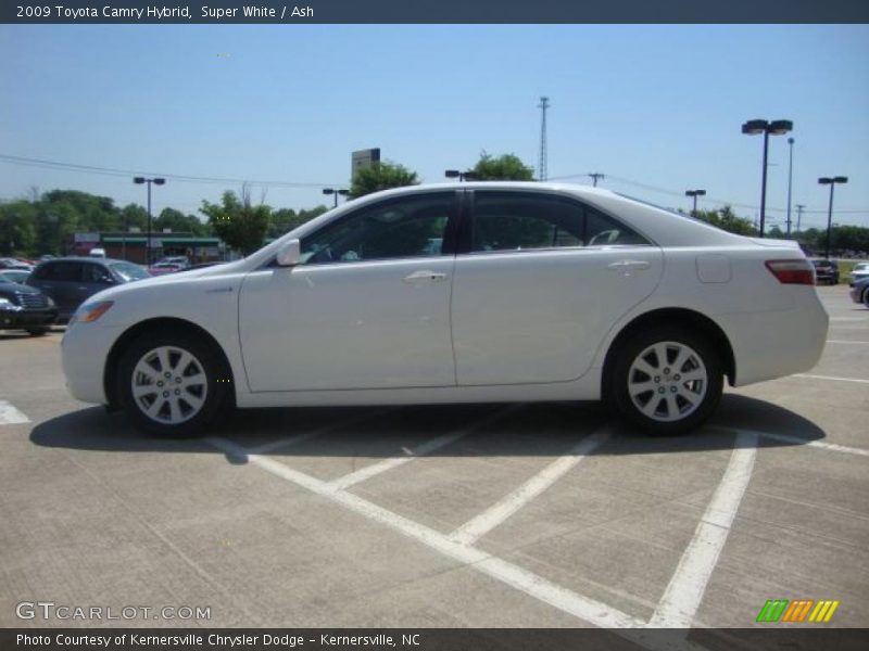 Super White / Ash 2009 Toyota Camry Hybrid