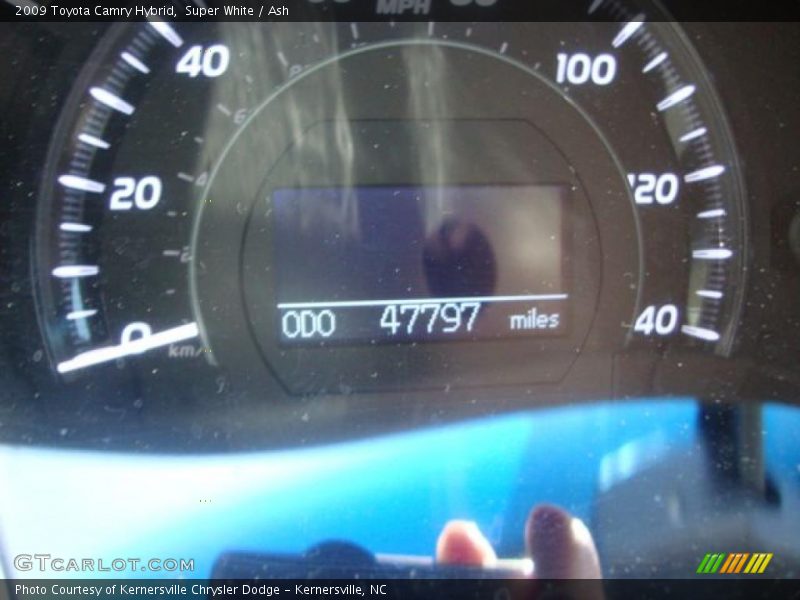 Super White / Ash 2009 Toyota Camry Hybrid
