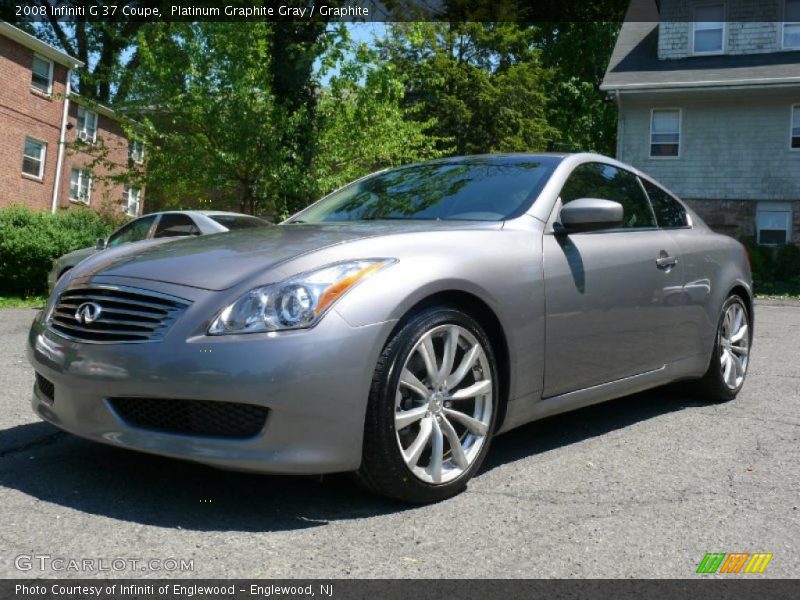 Platinum Graphite Gray / Graphite 2008 Infiniti G 37 Coupe