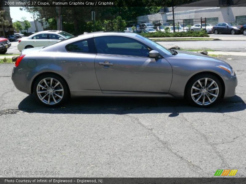 Platinum Graphite Gray / Graphite 2008 Infiniti G 37 Coupe