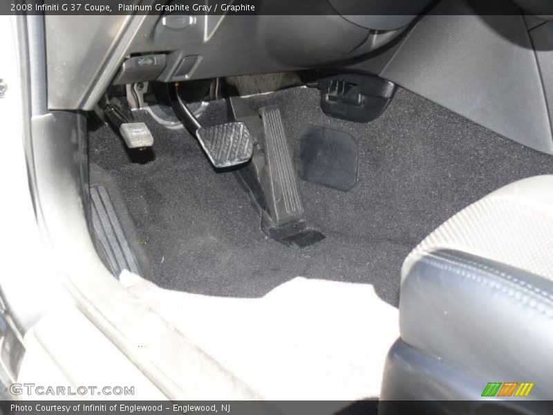 Platinum Graphite Gray / Graphite 2008 Infiniti G 37 Coupe